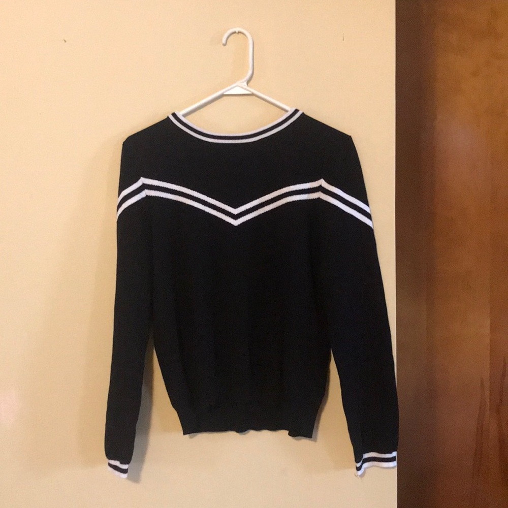 Embossed Crewneck Sweater